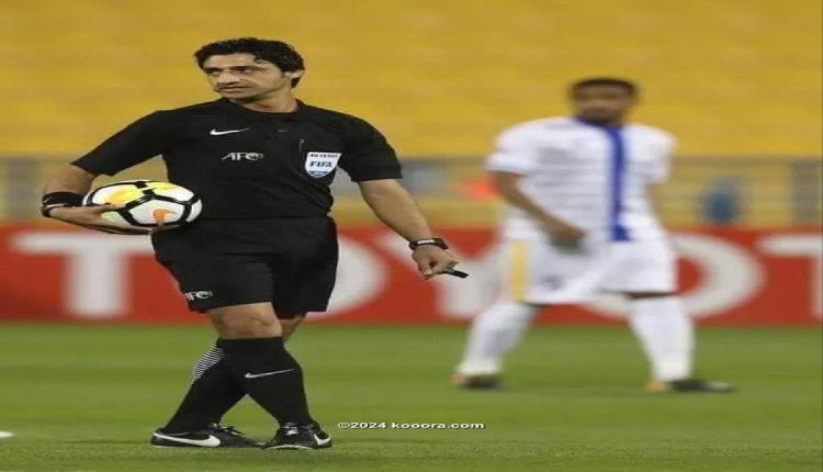 An Iraqi refereeing crew for the match between our national team and its Emirati counterpart