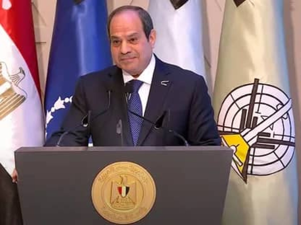 Al-Sisi: The cost of rebuilding Gaza is 90 billion dollars... and the Rafah crossing “is not closed.”