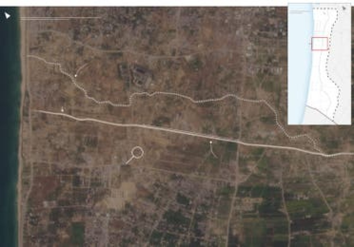 صور فضائية تكشف.. إسرائيل تقسم قطاع غزة إلى شطرين بـ"ممر نتساريم"