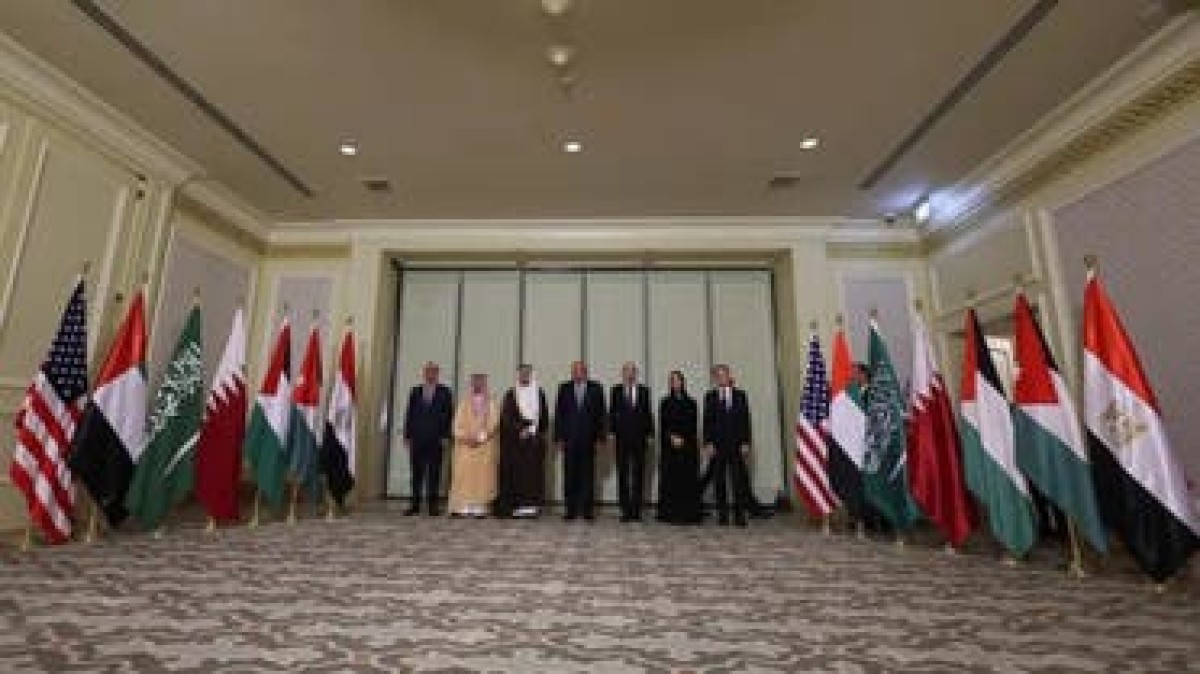 An Arab-American consensus on an immediate ceasefire and rejection of displacement or the liquidation of the Palestinian cause