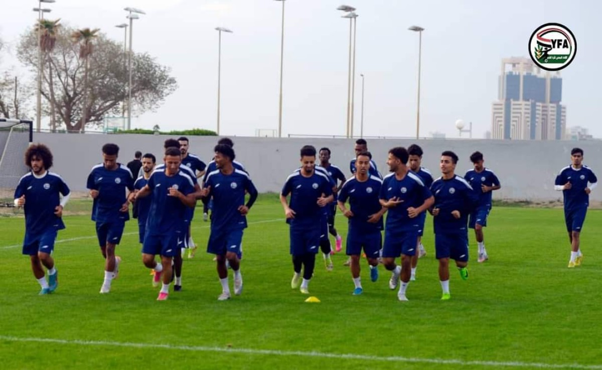 The Yemeni team increases the pace of preparation for the return match against the Emirates