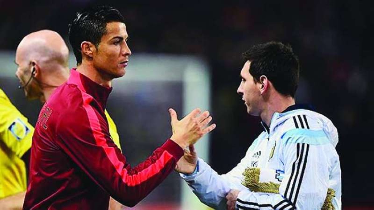 Messi tops the list of the best players in history and Ronaldo is in a shocking position!