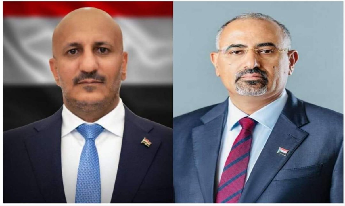 Al-Zubaidi and Tariq Saleh discuss the latest developments in the situation and the Houthi escalation in the Karsh and Al-Dhalea front