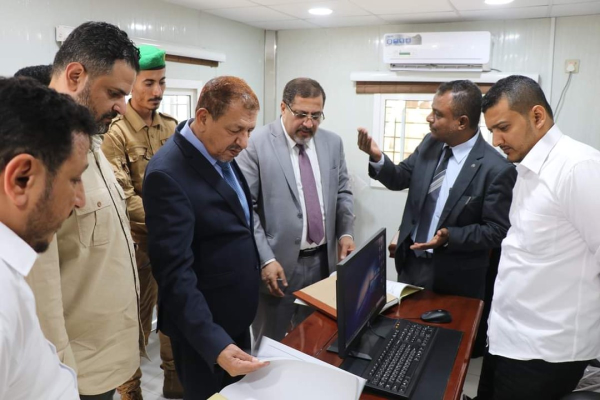 The President of the Supreme Judicial Council visits the National Center for Forensic Medicine in Aden