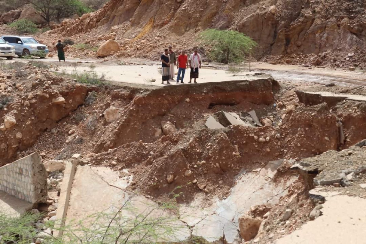 In pictures: The depression fears major damage to the rural areas of Mukalla