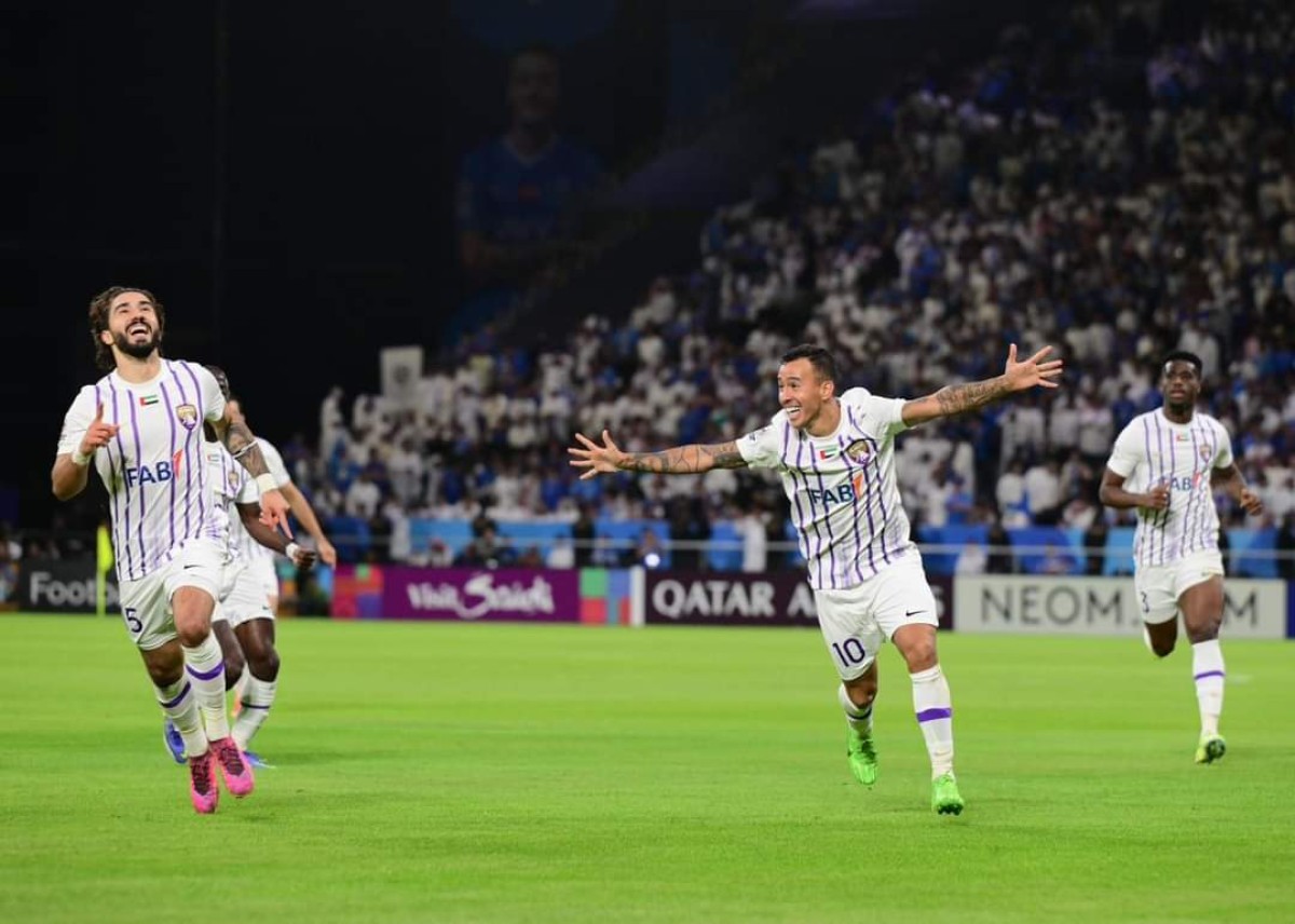 العين الإماراتي يتأهل إلى نهائي دوري أبطال أسيا على حساب الهلال السعودي