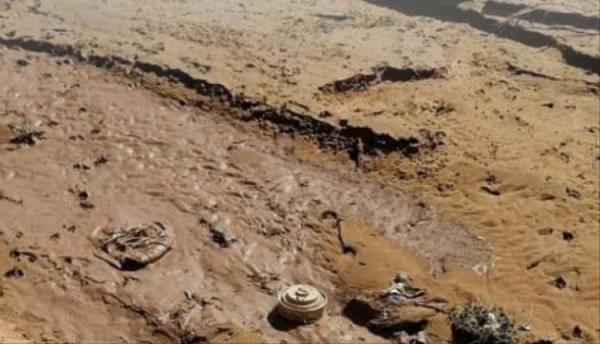 Civilians were injured by the explosion of a military object that was swept away by floods in Shabwa