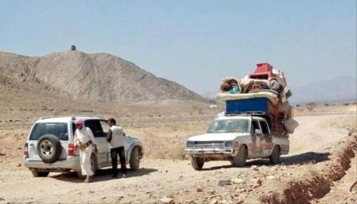 44 Yemeni families were displaced within a week