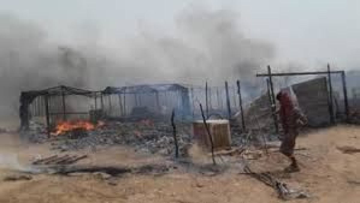 Two fires in Marib and Saada consume a tanker of fuel and agricultural products, harming citizens