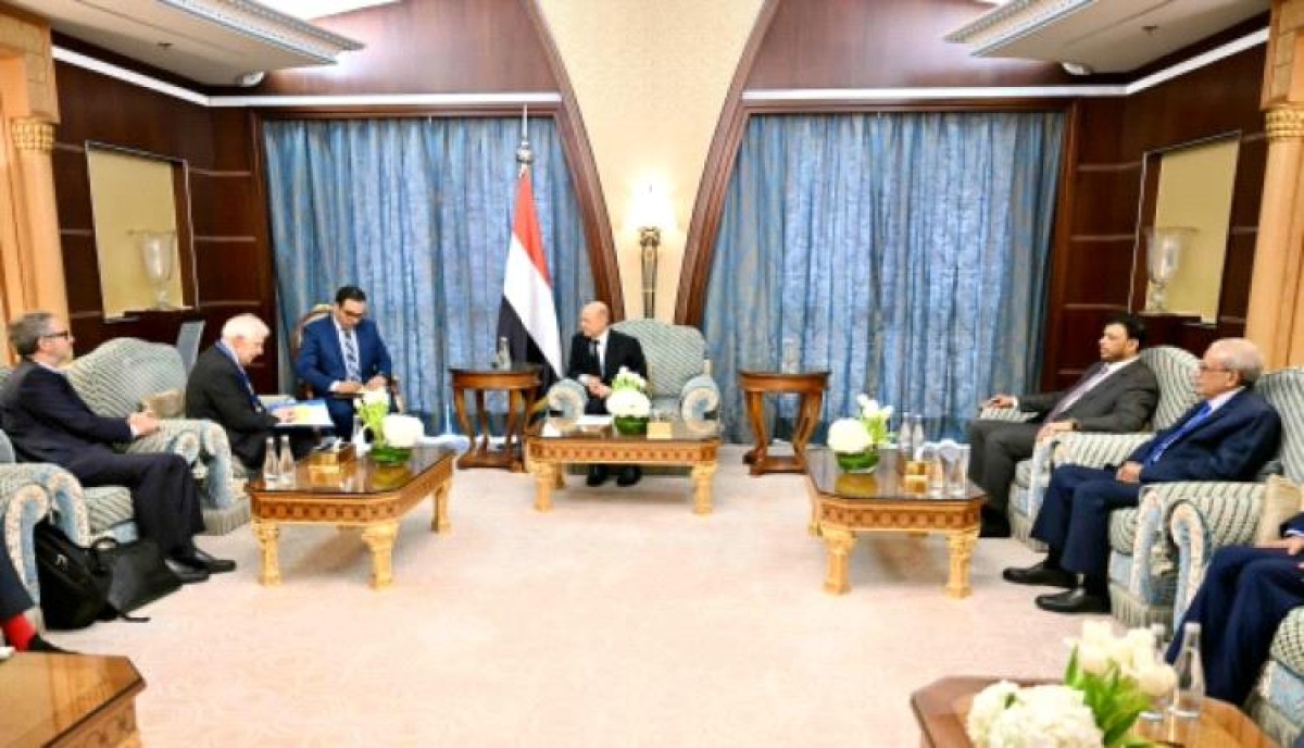 Al-Alimi receives the High Representative of the European Union