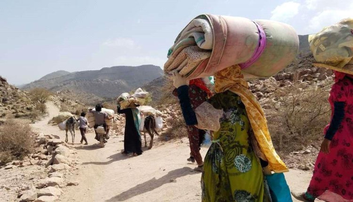 Within a week... 39 Yemeni families were displaced