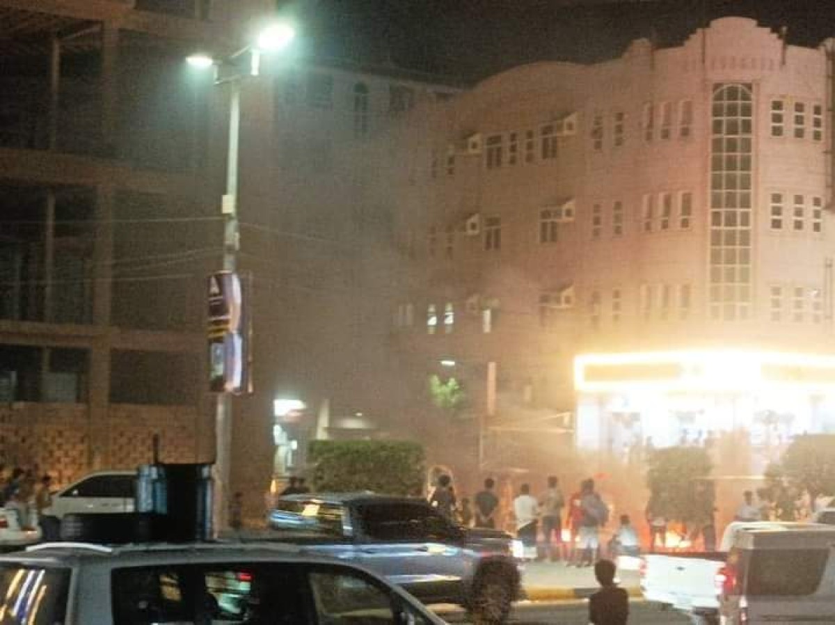 A power outage in Aden sparks a widespread wave of anger