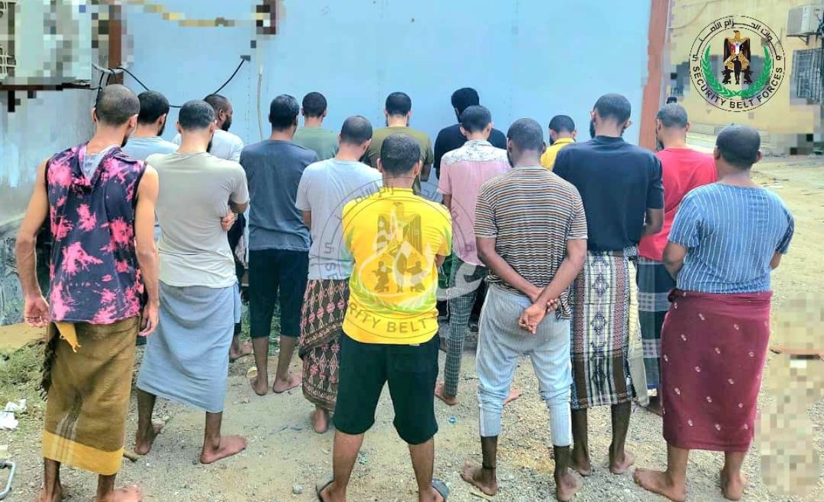 Security Belt: We transferred (19) defendants in drug trafficking cases to the central prisons in the capital, Aden