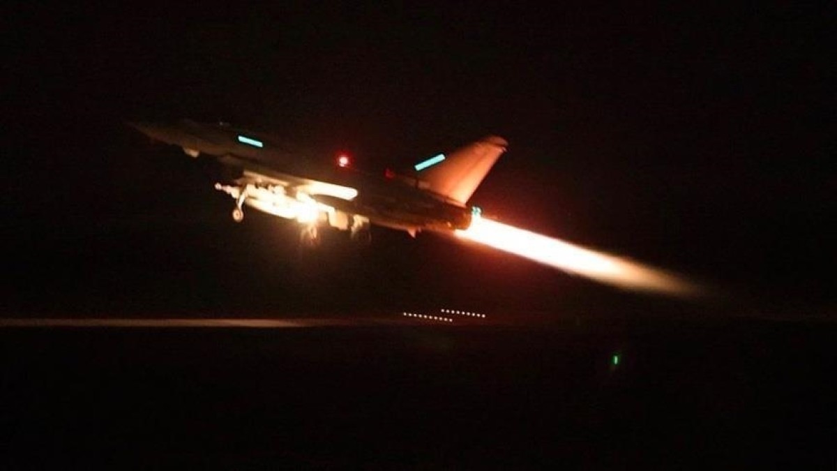 American-British attack on Hodeidah Airport