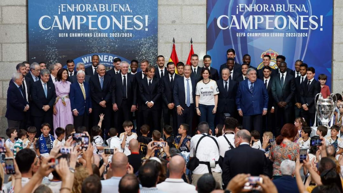 In pictures: Real Madrid celebrates the European title with its fans