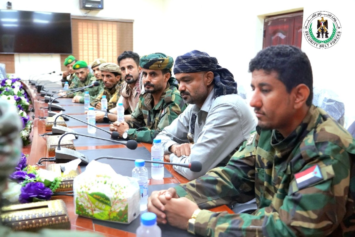 The Commander of the Security Belt discusses with the Modi authorities the security situation and strengthening joint action