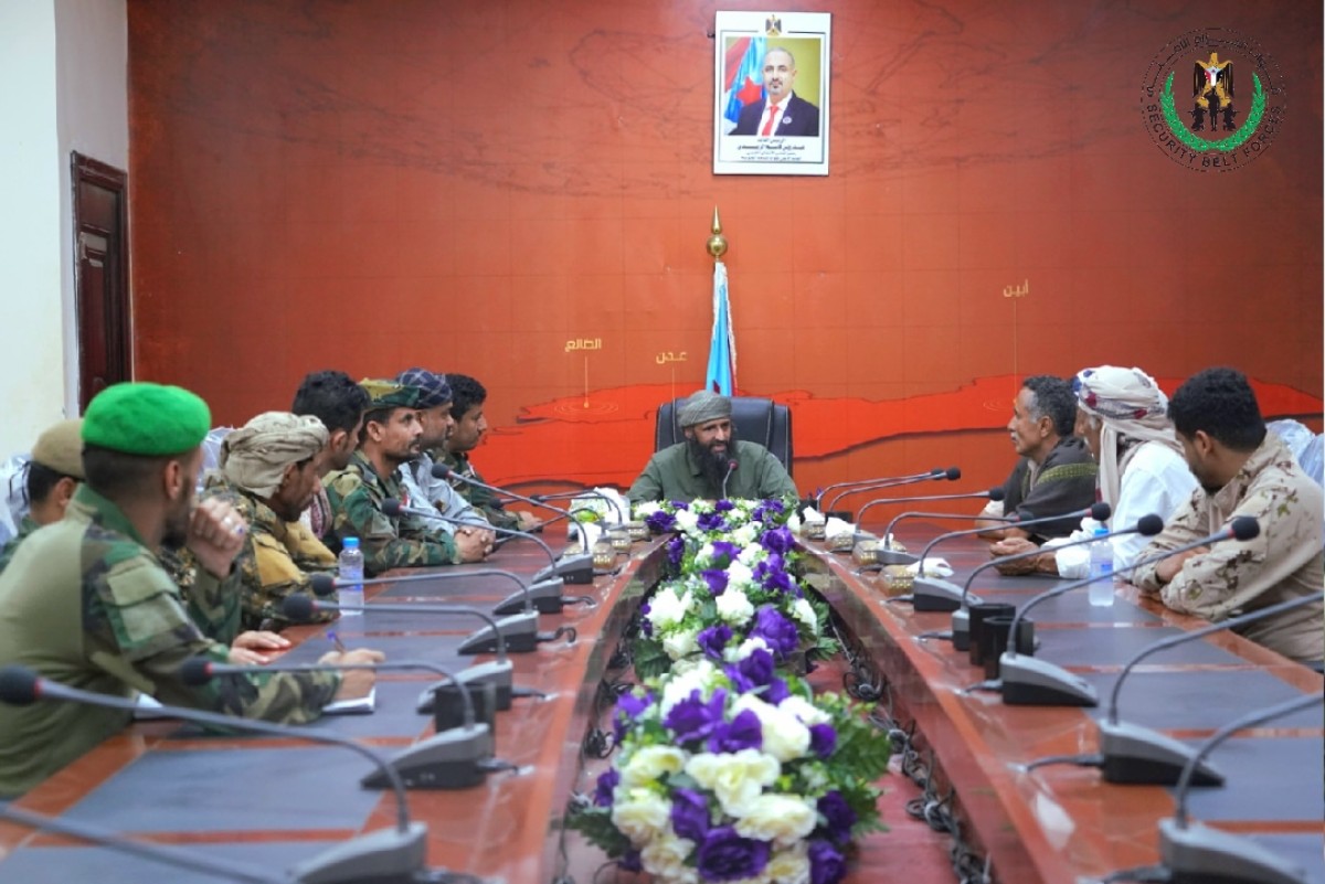 The Commander of the Security Belt discusses with the Modi authorities the security situation and strengthening joint action