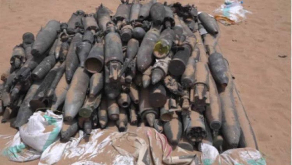 Masam carries out an operation to destroy munitions in Marib