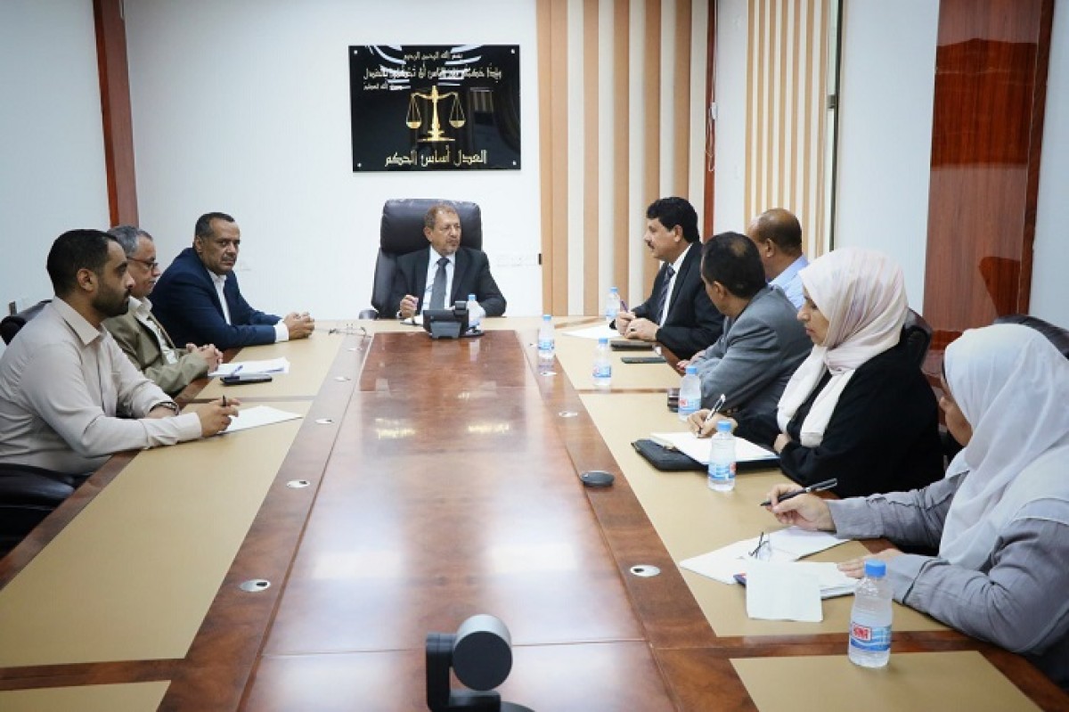 The President of the Supreme Judicial Council meets with the National Committee to investigate allegations of human rights violations