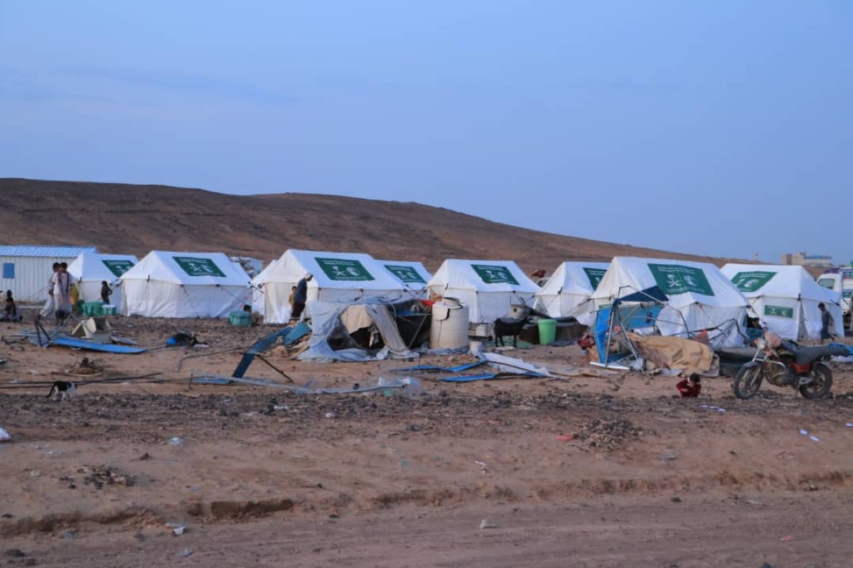 Emergency Saudi aid to relief those affected by floods in Marib