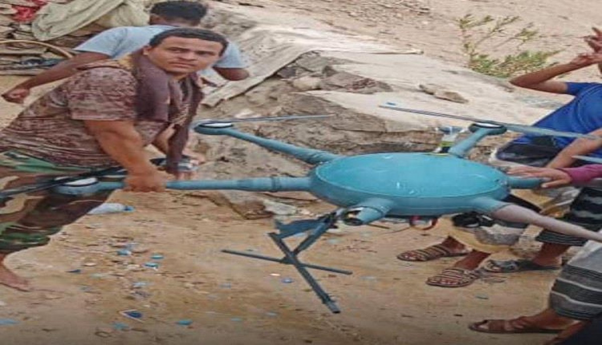 Giants shoot down a Houthi drone in Harib