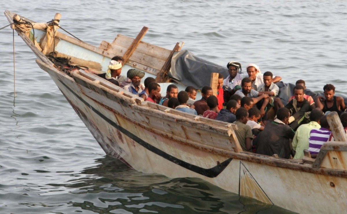 A migrant boat sank off Yemen, killing 13 people and leaving 14 others missing