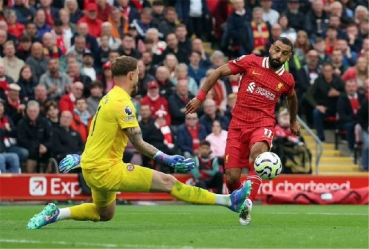 Mohamed Salah leads #Liverpool to its second victory in the Premier League