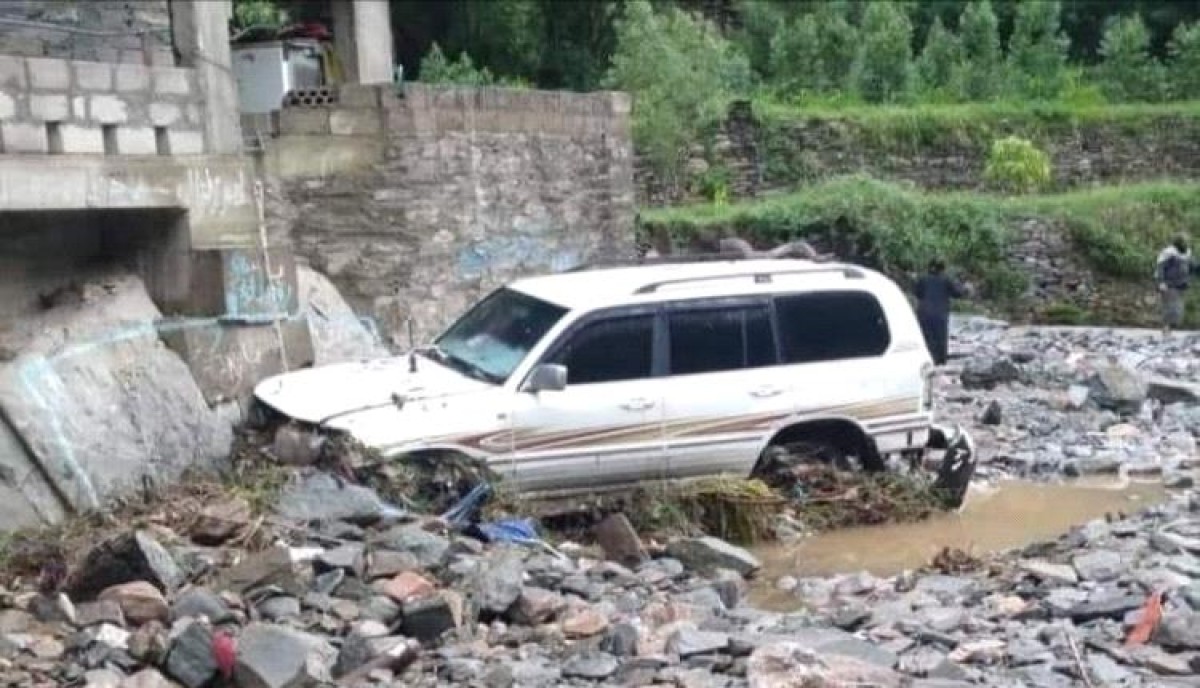 Rain and torrential rains in some areas of Yafa, causing major damage and losses