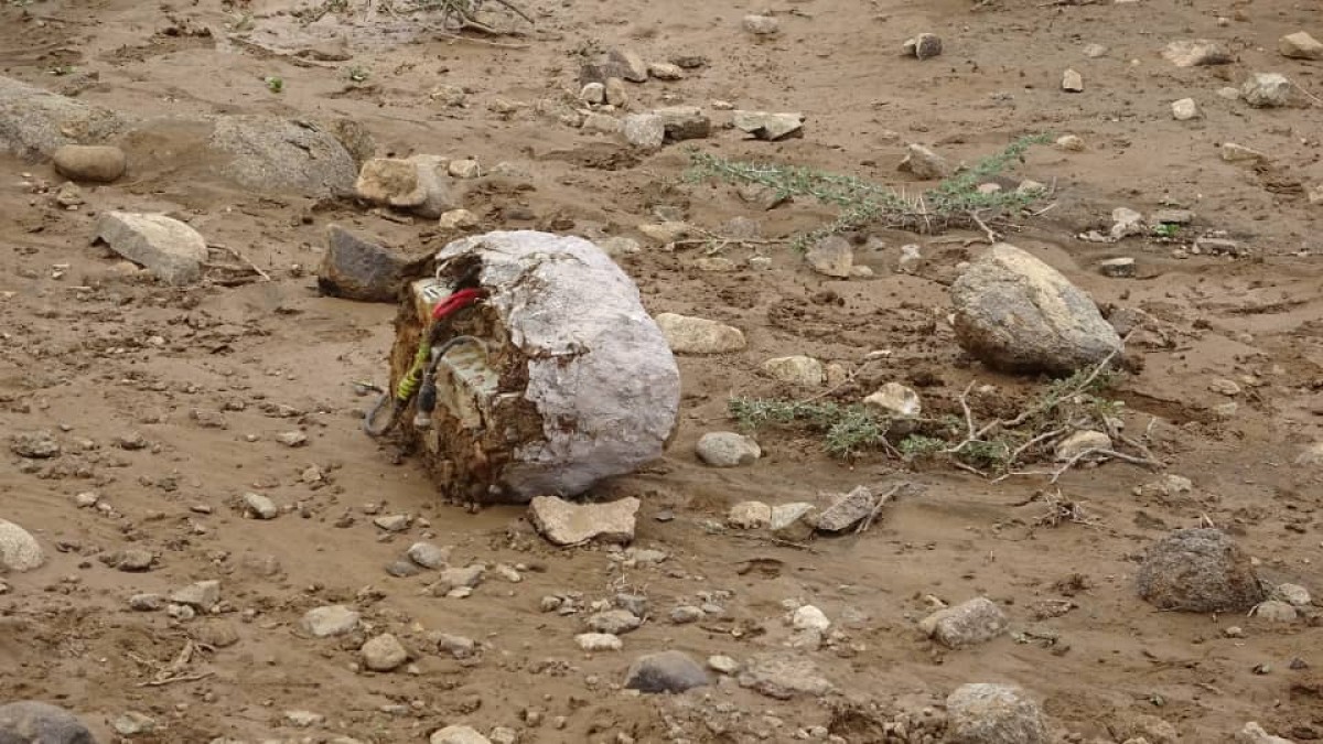 Flood water and rain reveal Houthi explosive devices south of Hays