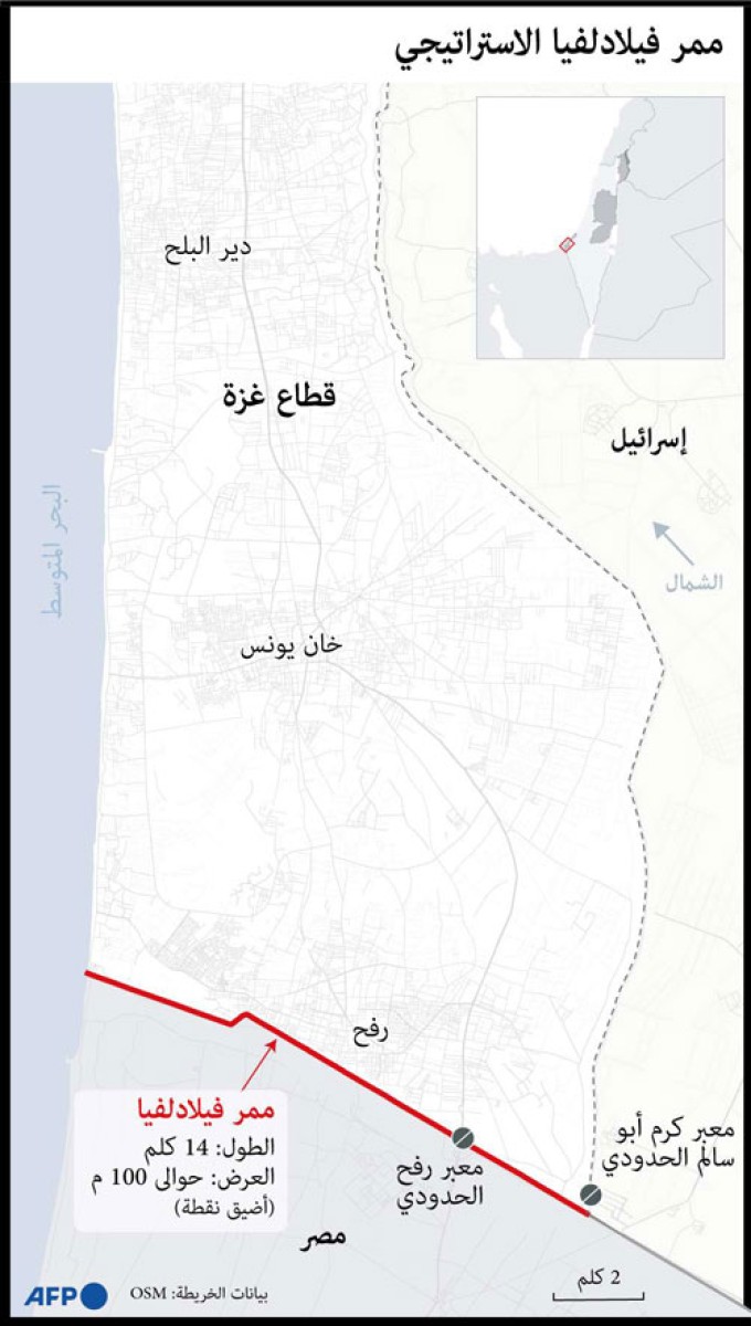 تمسك نتنياهو بالسيطرة على محور فيلادلفيا قرار عسكري غير مسموح بتغييره