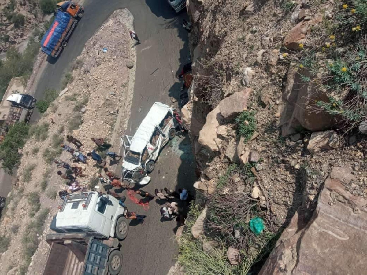 Photos - A tragic accident claims the lives of 14 people in Taiz