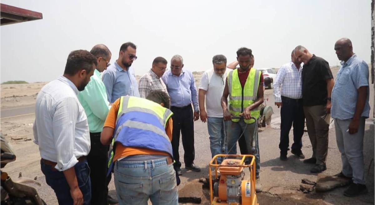 Almas inspects Doves Road maintenance work