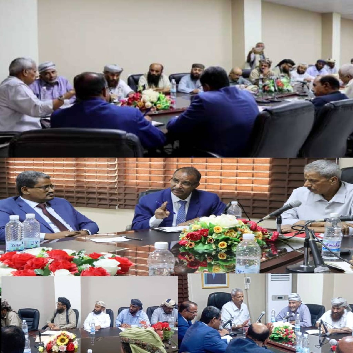 A high-level security meeting in Lahj discusses ways to solve the problem of revenge and secure lands