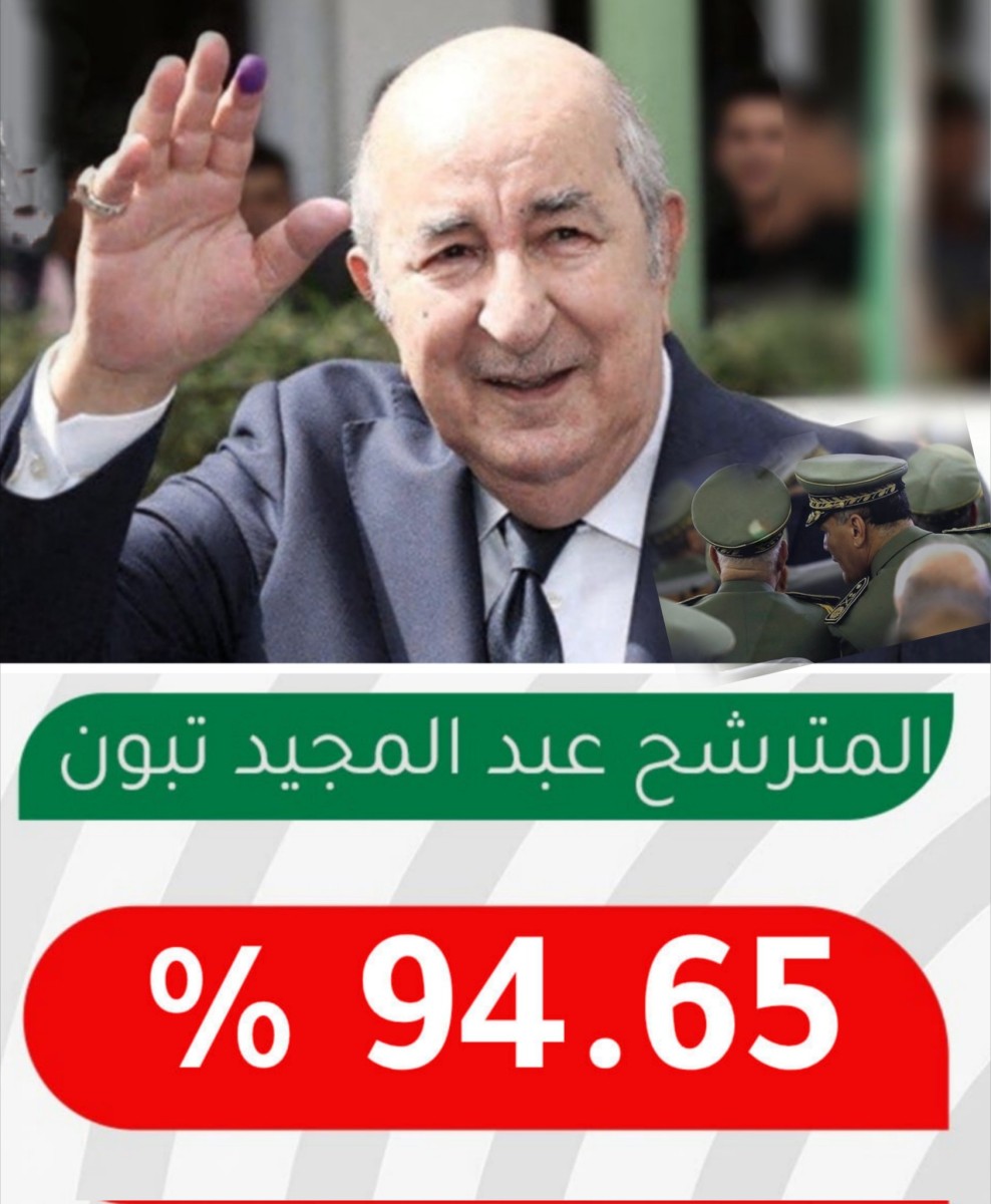 Algeria elections.. announcing Tebboune’s victory for a second presidential term