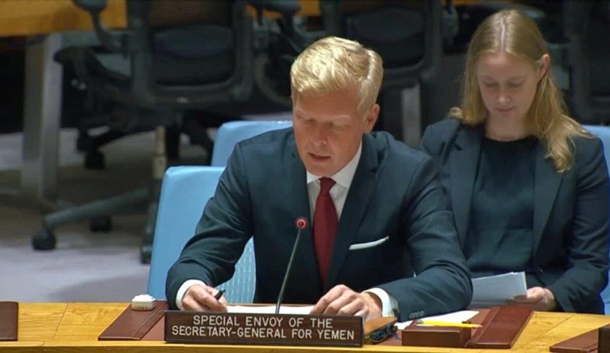 During his briefing before the Security Council, Grundberg sounds the alarm about the Yemeni crisis