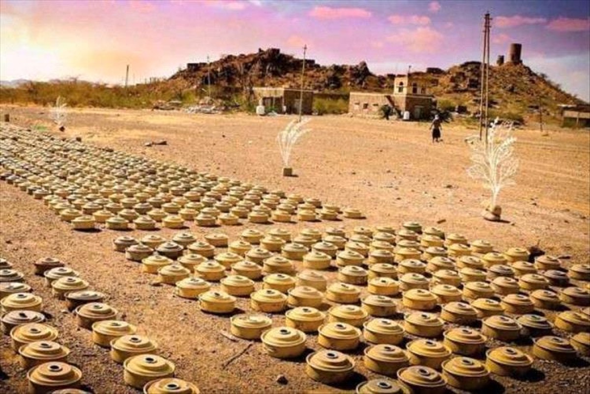 Masam announces the recovery of 1,384 Houthi mines in many areas