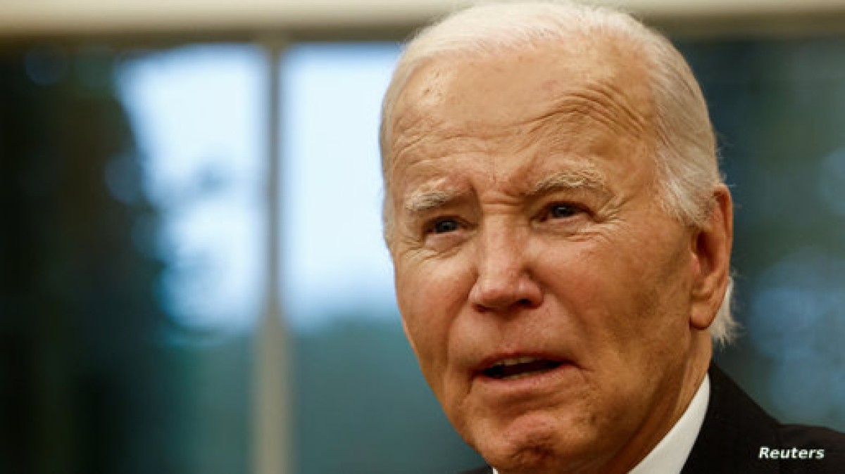 Biden's first comment on Iran's missile attack on Israel