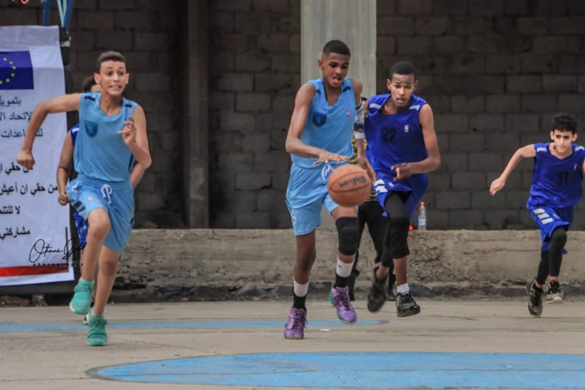 Al-Minaa Basketball defeats Talaia Lahj in the Cubs and Al-Baraem Championships for Aden Aden clubs