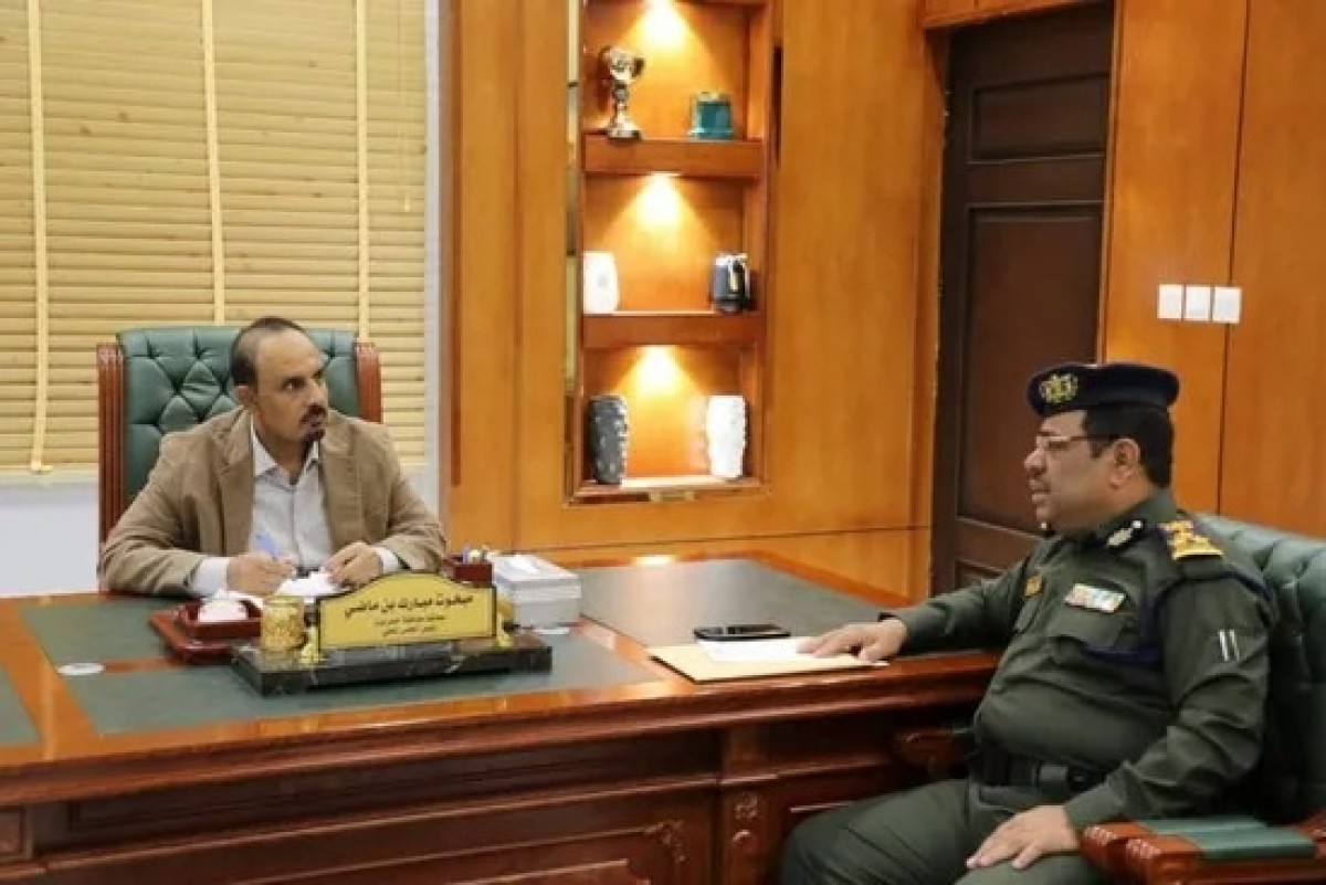 Hadhramaut.. Bin Madi discusses police college development programs