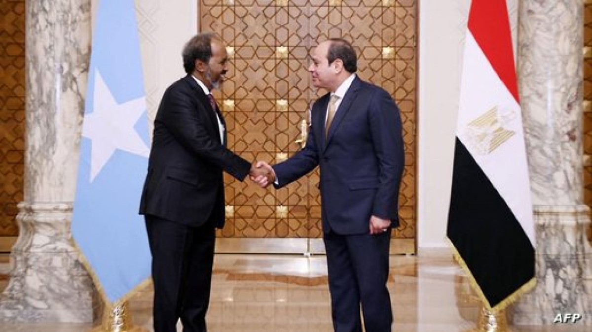 Amid tension with Ethiopia...a joint statement from Sisi and his Somali counterpart