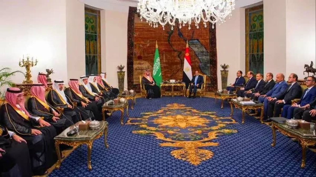 A Saudi-Egyptian statement confirms support for efforts to reach a political solution to the crisis