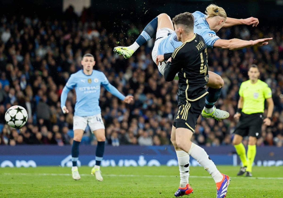 Manchester City devours Prague in the Champions League