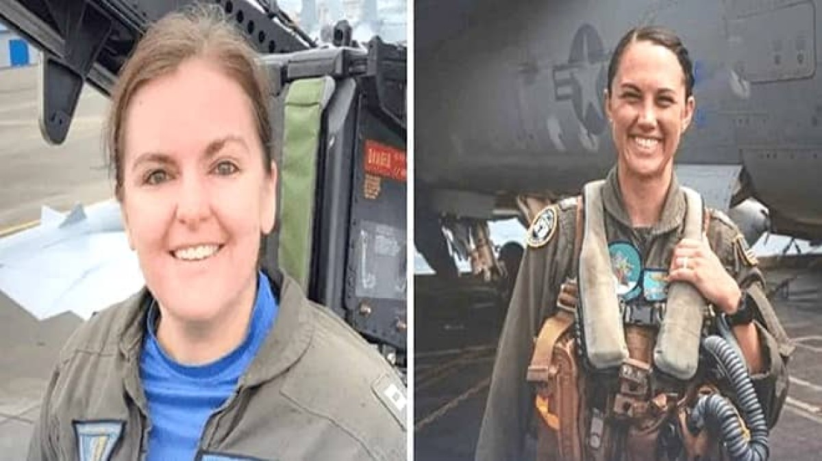 Two American pilots were killed in a plane crash after returning from combat missions in Yemen