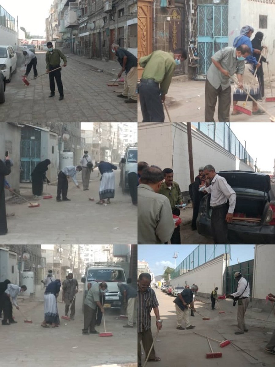 A cleaning campaign to remove the effects of floods in the herd area in Crater