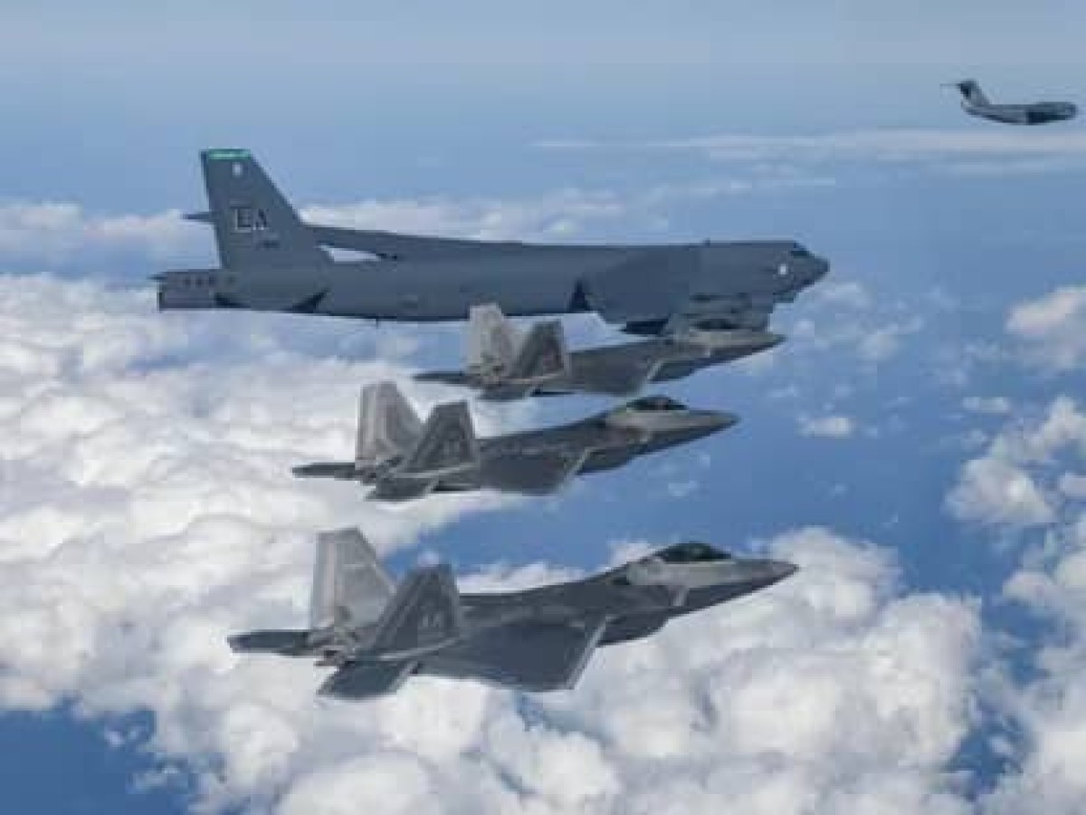 America sends B-52 bombers, warships, and fighters to the Middle East