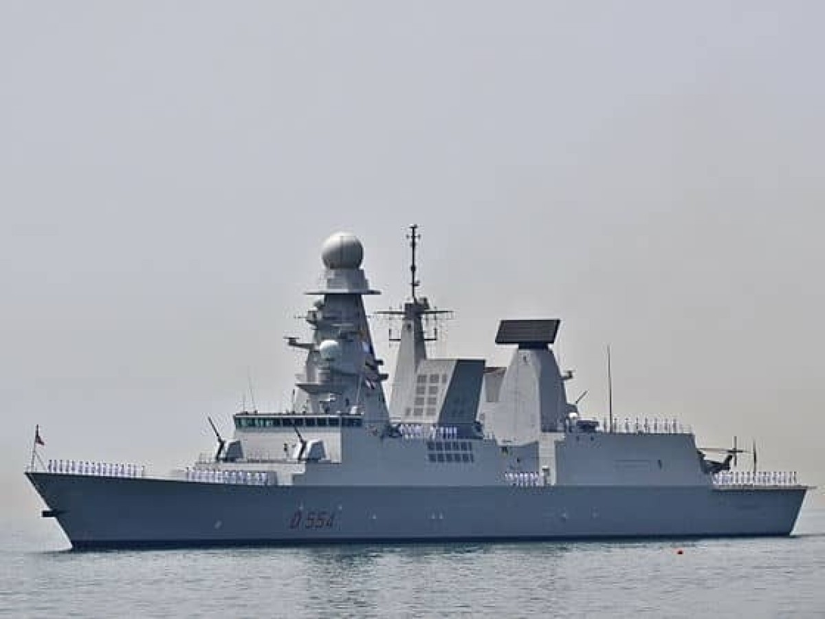 An Italian frigate joins to protect navigation in the Red Sea