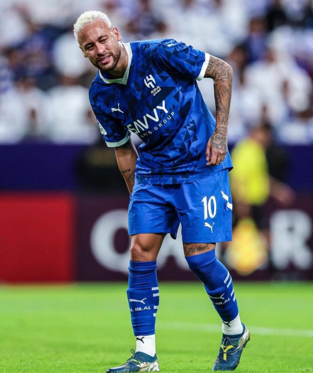 Al Hilal Saudi Arabia announces the duration of the absence of its Brazilian star, Neymar