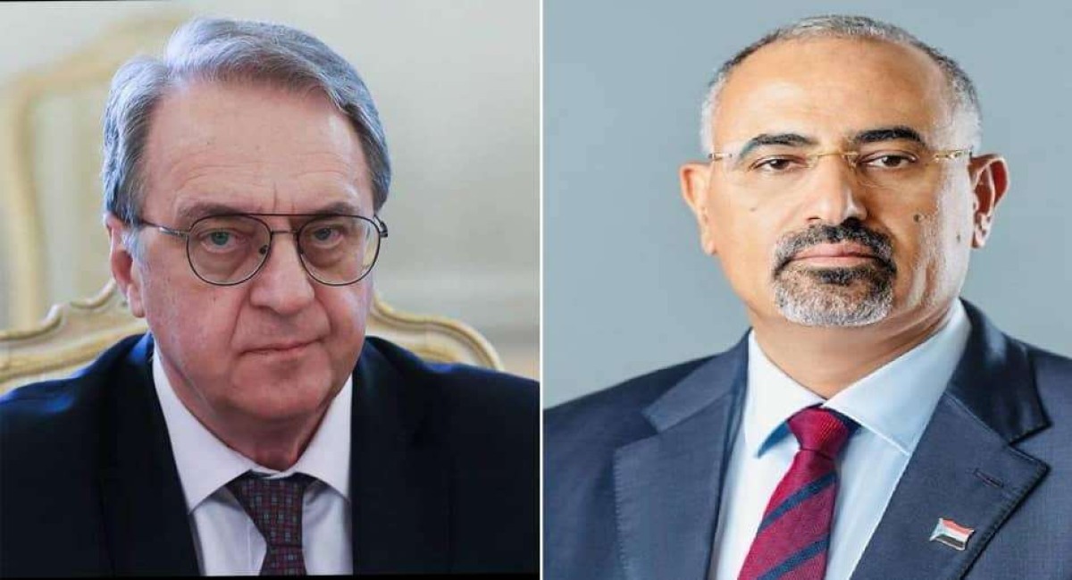 Al-Zubaidi discusses with the Deputy Foreign Minister of Russia the security challenges in the Red Sea