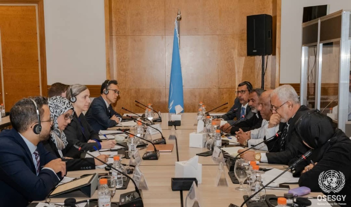 Leaders from the Hadhramaut Inclusive Conference meet with the Office of the Special Envoy to Yemen