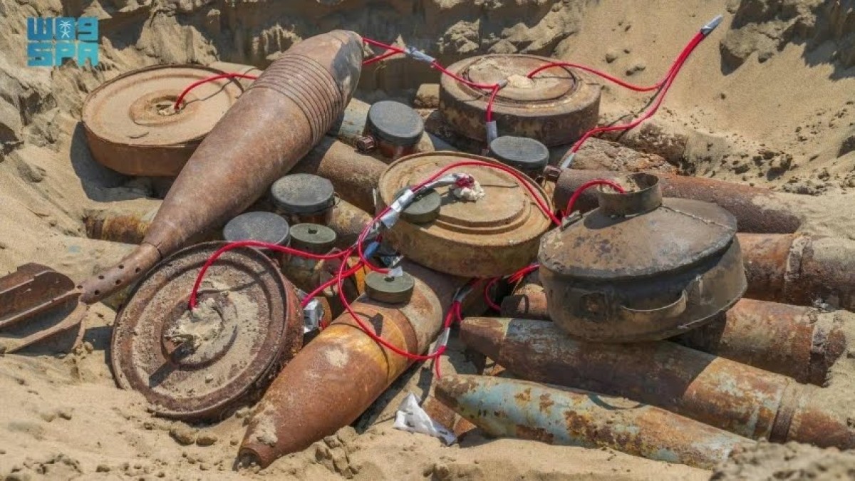 "Masam" removes (614) mines in Yemen within a week